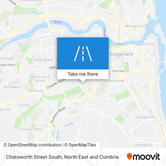 Chatsworth Street South map