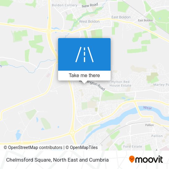Chelmsford Square map