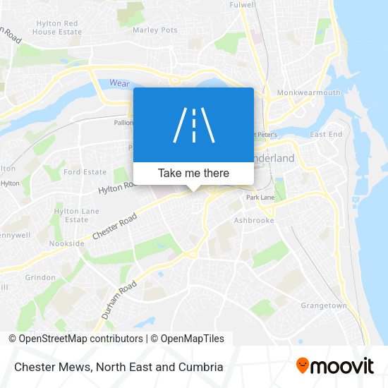 Chester Mews map