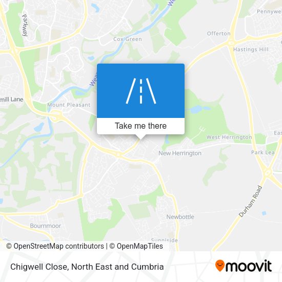 Chigwell Close map