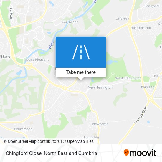 Chingford Close map
