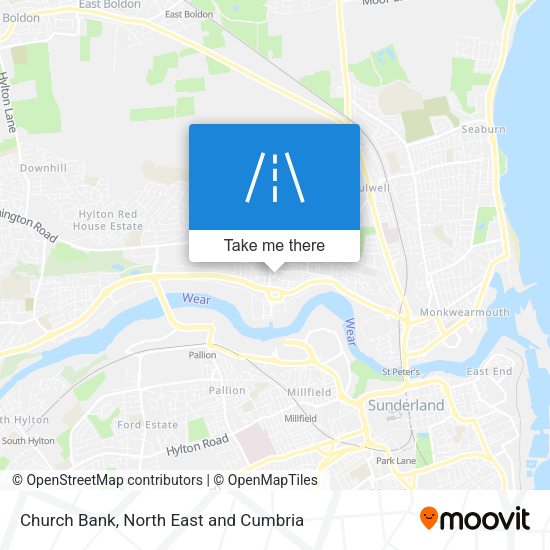 Church Bank map
