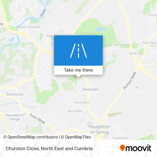 Churston Close map