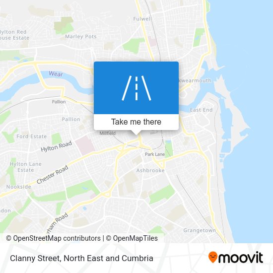 Clanny Street map