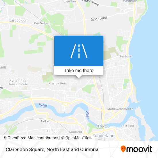 Clarendon Square map