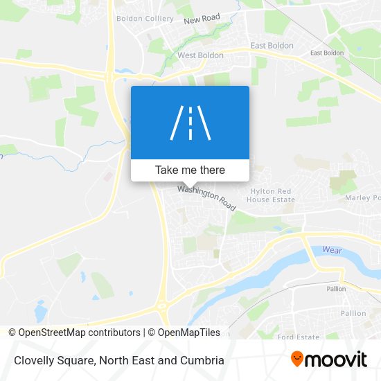 Clovelly Square map