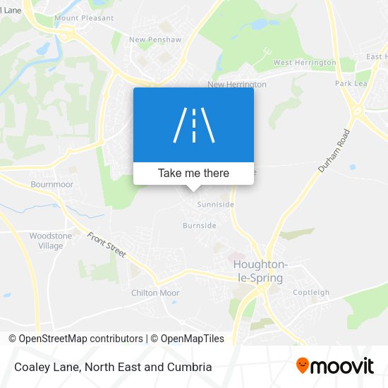 Coaley Lane map