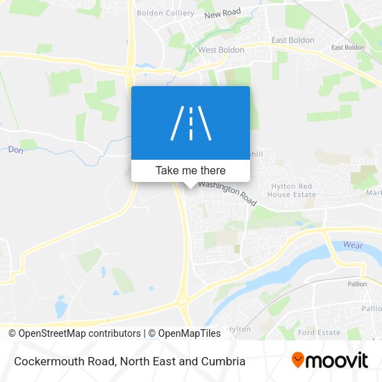 Cockermouth Road map