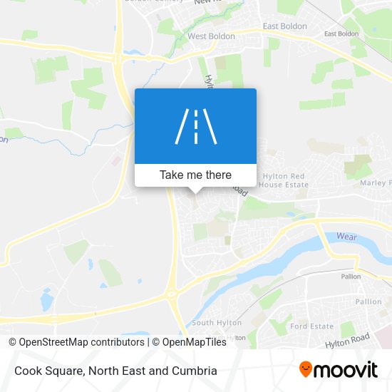 Cook Square map