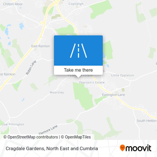 Cragdale Gardens map