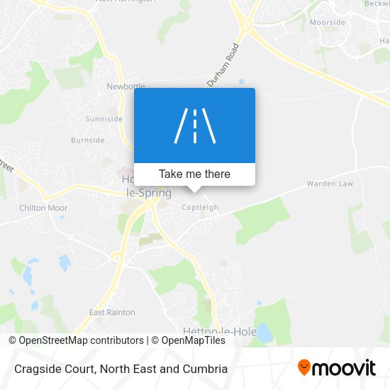 Cragside Court map