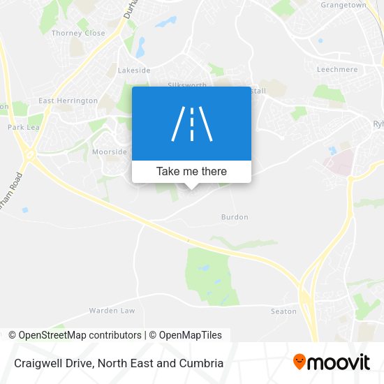 Craigwell Drive map