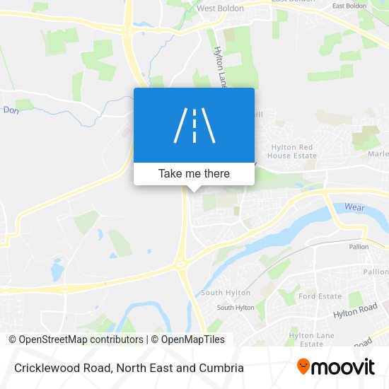 Cricklewood Road map