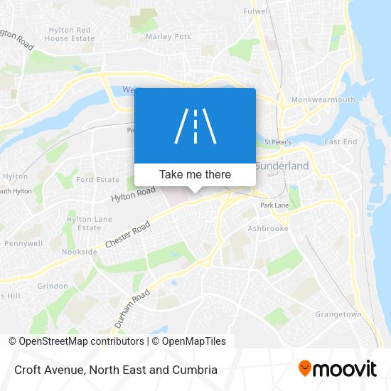 Croft Avenue map