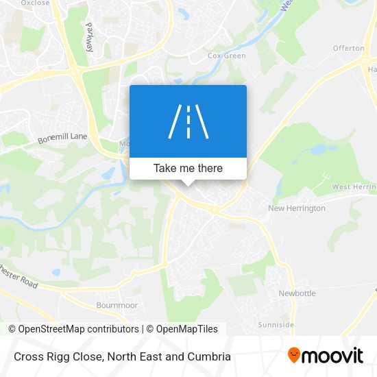 Cross Rigg Close map
