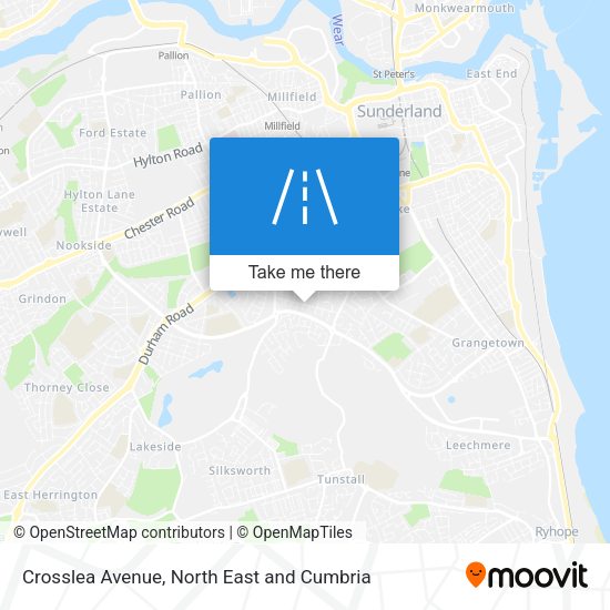 Crosslea Avenue map