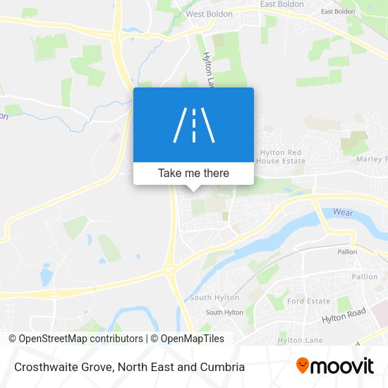 Crosthwaite Grove map