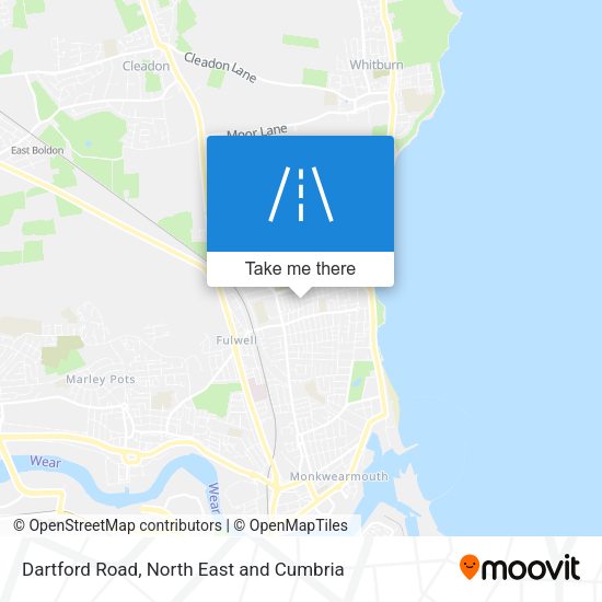 Dartford Road map
