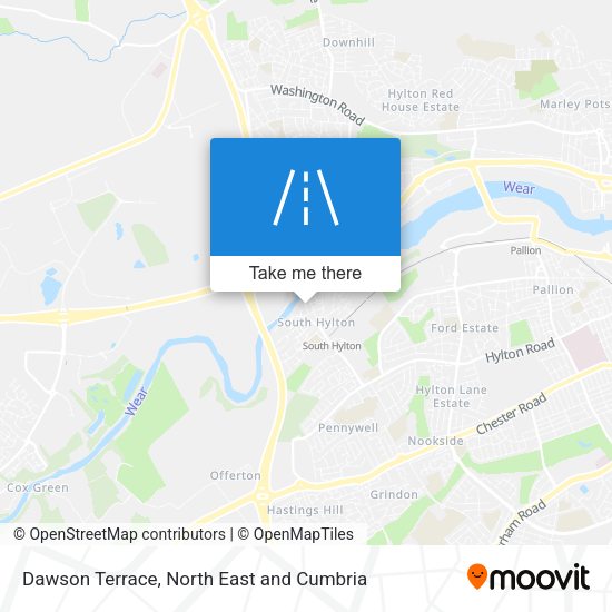 Dawson Terrace map