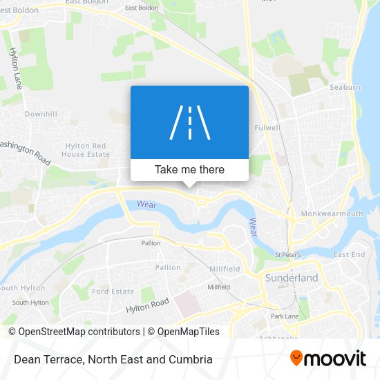 Dean Terrace map