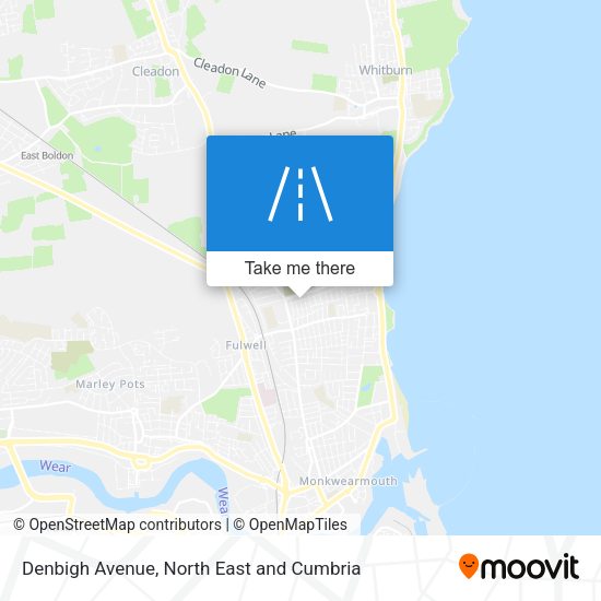 Denbigh Avenue map