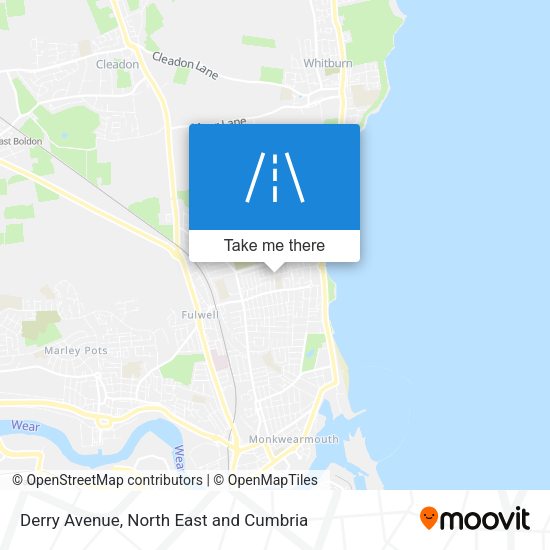 Derry Avenue map
