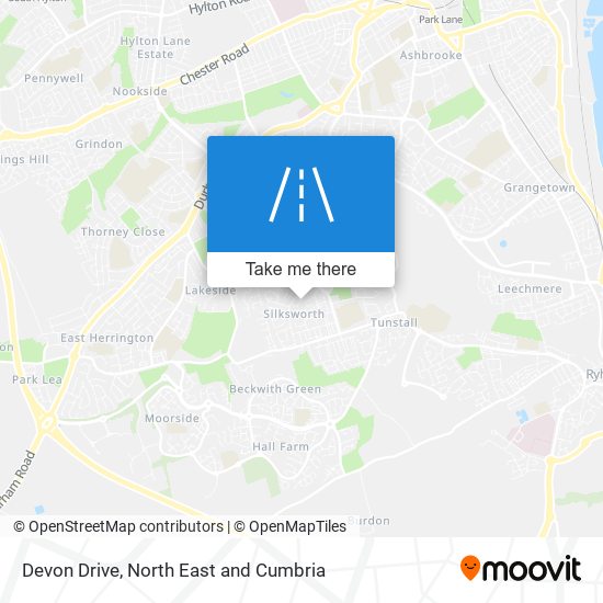 Devon Drive map