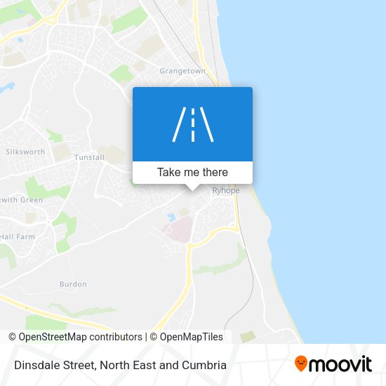 Dinsdale Street map