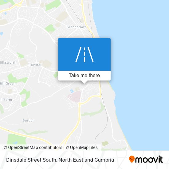 Dinsdale Street South map