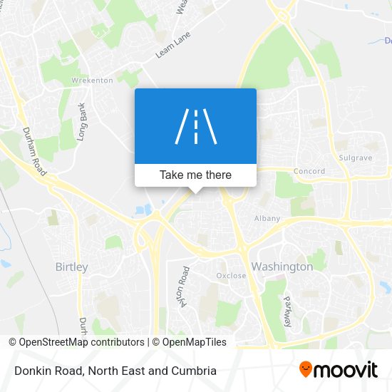 Donkin Road map