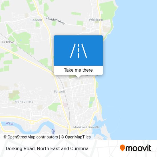 Dorking Road map