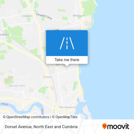 Dorset Avenue map