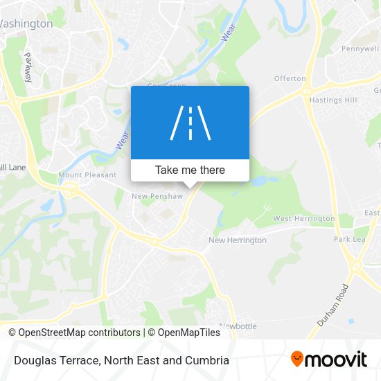 Douglas Terrace map