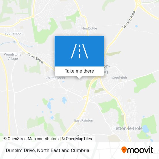 Dunelm Drive map