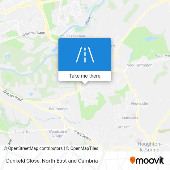 Dunkeld Close map