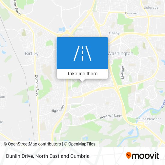 Dunlin Drive map