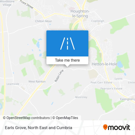 Earls Grove map
