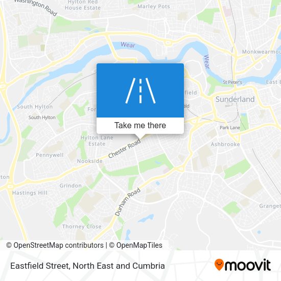 Eastfield Street map