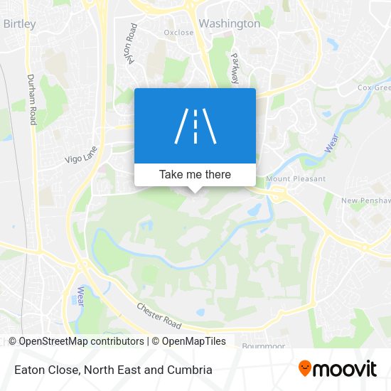 Eaton Close map