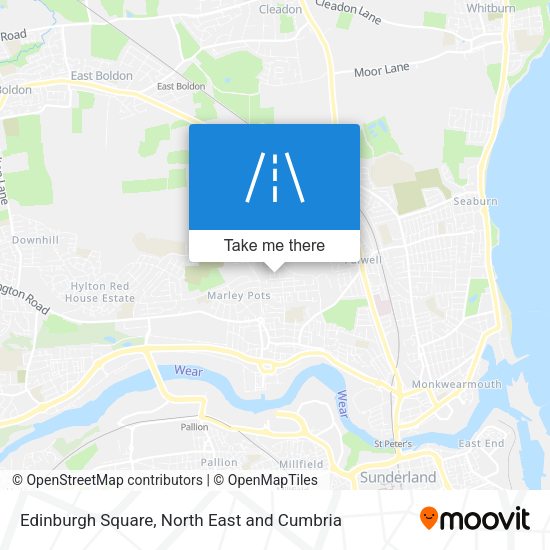 Edinburgh Square map