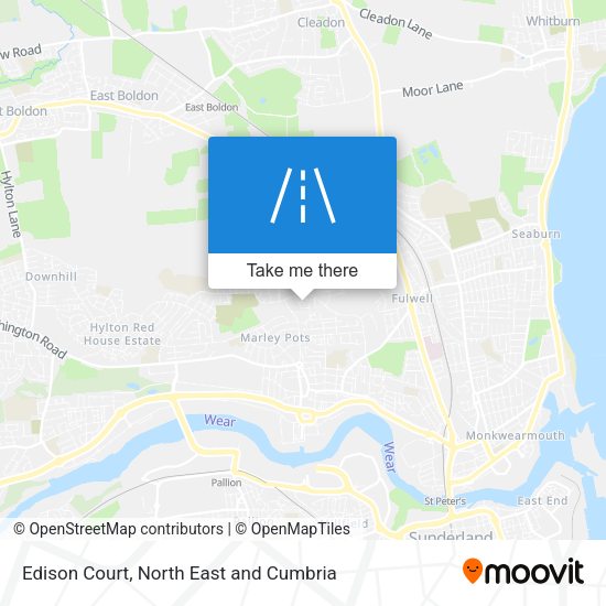 Edison Court map