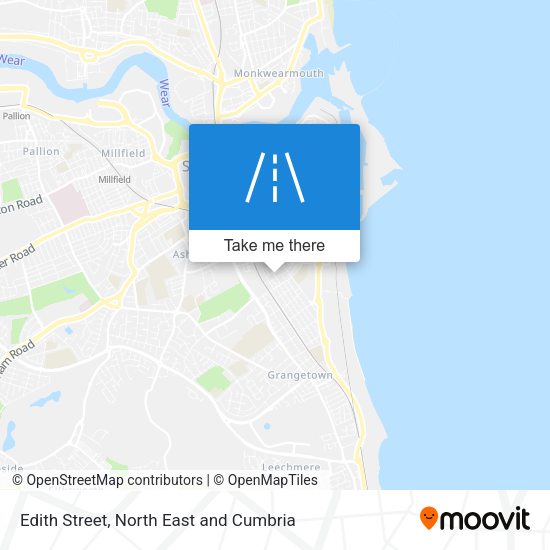Edith Street map