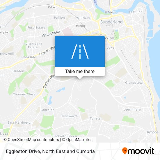 Eggleston Drive map