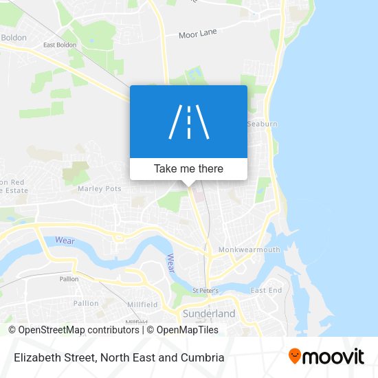 Elizabeth Street map
