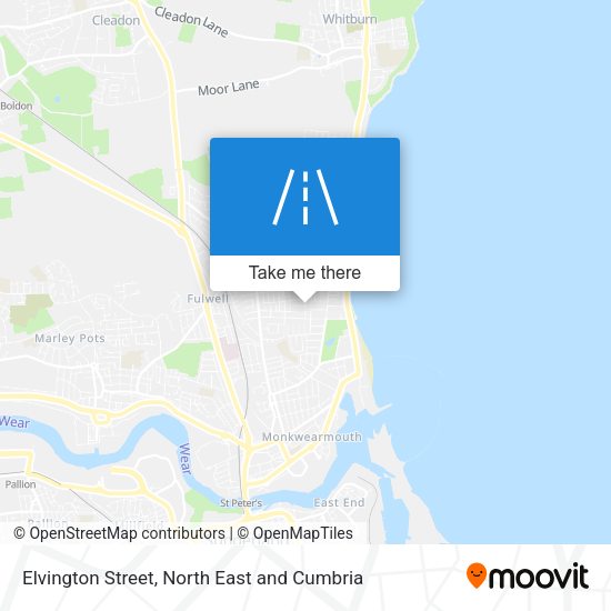 Elvington Street map