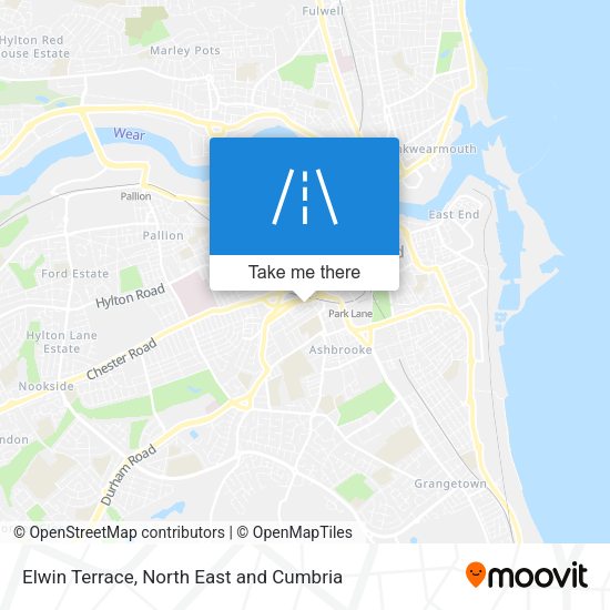 Elwin Terrace map