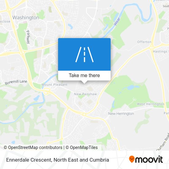 Ennerdale Crescent map