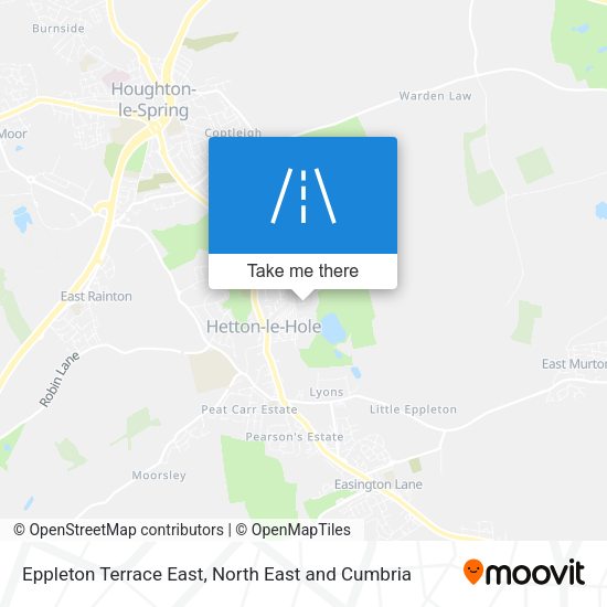 Eppleton Terrace East map