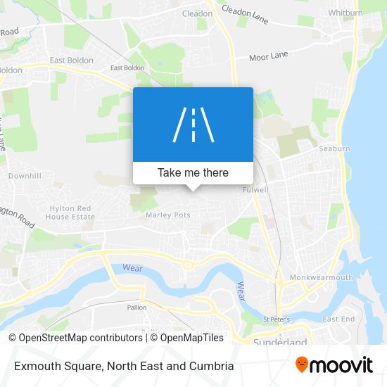 Exmouth Square map