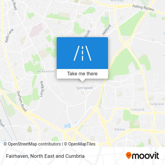 Fairhaven map